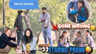 👀Staring People Prank Prank Gone Wrong👮🏻‍♂️Prank In India Funny Video😂SahilBarwalVlogs2024 [upl. by Ellehsem844]