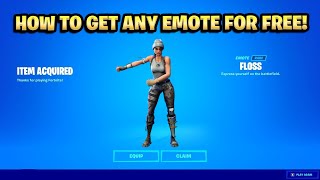 How To Get EVERY EMOTE For FREE in Fortnite 2024 FREE EMOTES [upl. by Whatley857]