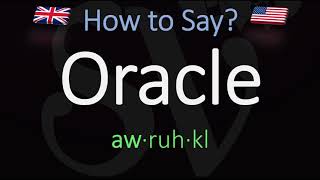 How to Pronounce Oracle CORRECTLY English Pronunciation [upl. by Parnas213]