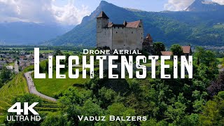 LIECHTENSTEIN 2024 🇱🇮 Drone Aerial 4K  Drohne Vaduz Balzers [upl. by Enier]