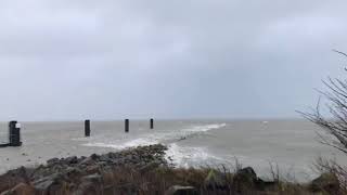 Sturm Ameland  Rettungsboot  Wagenborg Fähre [upl. by Amzu57]