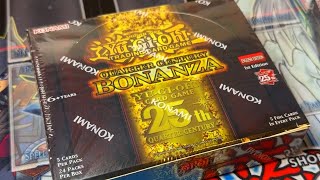 YuGiOh Quarter Century Bonanza Booster Box Opening Reveal [upl. by Yrennalf]