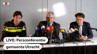 LIVE Persconferentie gemeente Utrecht [upl. by Nidnarb]