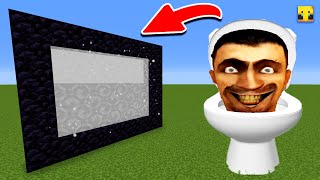 How To Make A Portal To The Skibidi Toilet Dimension in Minecraft [upl. by Arak704]