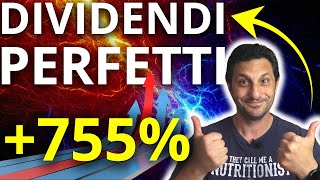 PORTAFOGLIO DA DIVIDENDI PERFETTO SOLO 10 AZIONI  YIELD 13  GAIN 755 [upl. by Karol]