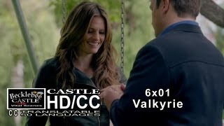 Castle 6x01 quotValkyriequot Proposal Scene Beckett Answer  A Resounding Yes HDCC [upl. by Burnard]