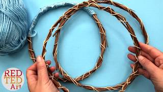 DIY Willow Wreath  Craft Basics [upl. by Barnabe265]