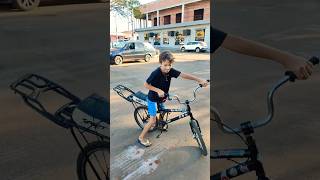 RASTADOR caseiro na MONTADINHA 244 automobile manobras bicycle sograu mountainbike mtb br [upl. by Seraphine]