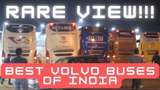 BEST VOLVO BUSES OF INDIA PARKED Rare View [upl. by Clementina855]