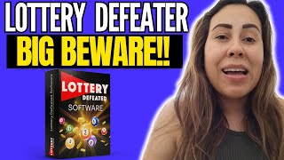 LOTTERY DEFEATER  ⛔❌BIG BEWARE❌⛔ Lottery Defeater Software Reviews  Lottery Defeater System [upl. by Cirde]