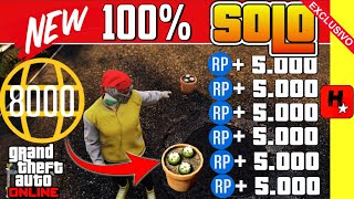 GTA Online Glitch RP infinito Solo Faça 30000 RP em 5 minutos GTA 5 Rank Up Super Fast Peyote [upl. by Floyd]