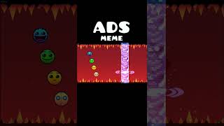 Geometry Dash 22 ADS cringe shorts deluxe12 [upl. by Keever]