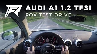 2014 Audi A1 Sportback 12 TFSI Sline  POV Test Drive [upl. by Iaka]