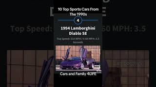 10 Top Sports Cars From The 1990s [upl. by Gaal]