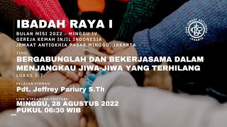 LIVE STREAMING IBADAH RAYA I  MINGGU 28 AGUSTUS 2022  0630 WIB [upl. by Flo727]