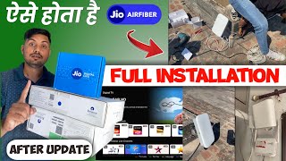 Jio AirFiber installation Process Full Details Connection Recharge amp Plan jio wifi in 2024 update [upl. by Thornie]