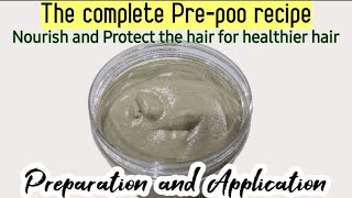 The proper way to prepoo your natural hair for stronger and healthier hairPotent and Protective [upl. by Anwat66]