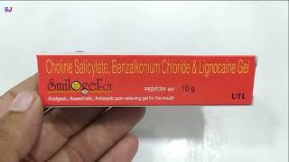 Smilogel CT  How To Use Smilogel CT  Choline Salicylate Benzalkonium Chloride amp Lignocaine Gel Use [upl. by Agem]