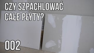 Szpachlować łączenia czy całe płyty [upl. by Pebrook]