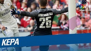 Kepa Best Saves in LaLiga Santander 20162017 [upl. by Yodlem]