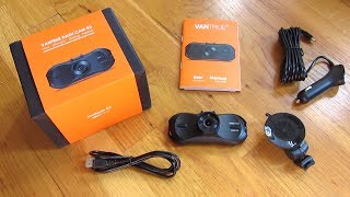 Vantrue R3 1296p Dash Cam  Unboxing and Video Samples [upl. by Sera]