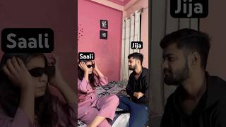 Jija saali 😅 music love bollywoodsongs funny bollwoodsongs indiansongs song comedy couples [upl. by Baldridge]