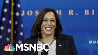 AKA Sorority Sisters From Howard University Celebrate Kamala Harris  Ayman Mohyeldin  MSNBC [upl. by Leelah]