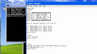 MSDOS windows xp command line programming [upl. by Ellenad]