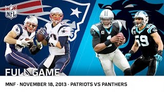 Cam Newton Beats Tom Brady  Patriots vs Panthers Week 11 2013  NFL Full Game [upl. by Levina]