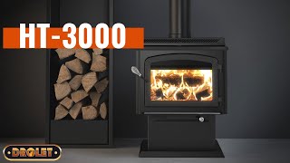 DROLET  HT3000 Wood Stove [upl. by Ahswat]