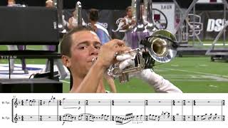 Carolina Crown 2019  Beneath The Surface  Trumpet Soloists [upl. by Yankee]