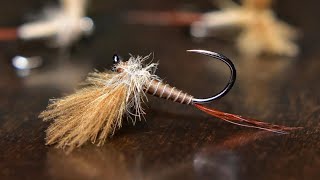 Fly Tying Dry Fly 14 CDC March Brown  Fly Spirit Blog [upl. by Whitaker]