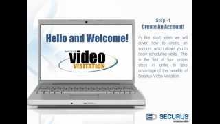 Securus Video Visitation Step 1 Create An Account [upl. by Ahsema]