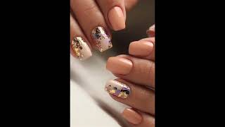 Foil nail art design nails nailartdesignseasytodoathome [upl. by Annoed306]