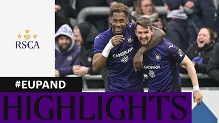 HIGHLIGHTS KAS Eupen  RSC Anderlecht  20222023 [upl. by Havard193]