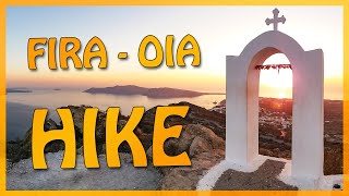 Santorinis MUST DO HIKE Fira to Oia [upl. by Attiuqahs]