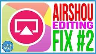 Airshou Video Editing Fix 2 A Free Solution  How to Record Your iPhone or iPad [upl. by Stamata314]