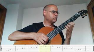 C major scale  Tab  Diatonic major and minor scales by Andrés Segovia [upl. by Wandy]