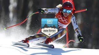 Snowboarder Wins Ski Race Gold  The Snow Report Olympics Feb 19 [upl. by Kurzawa]