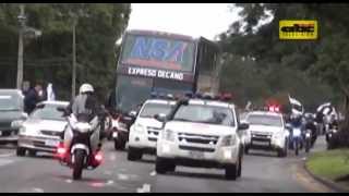 Rememorá la caravana franjeada en la despedida al plantel de Olimpia [upl. by Yonit]