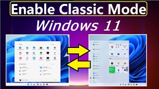 How to change Windows 11Start menu to classic view  Windows 11 Classic start menu  startmenu [upl. by Bettine]