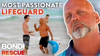 He Tells Them Off Bondi Rescues Most Passionate Lifeguard [upl. by Oile793]