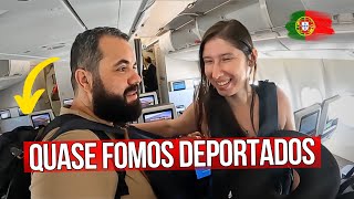 CHEGAMOS EM PORTUGAL E QUASE NÃO ENTRAMOS NA IMIGRAÇÃO Como é o AEROPORTO GUARULHOS e o VOO na TAP [upl. by Aihsemot]