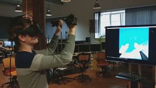 OrionVR — Wireless VR with fullbody mocap on large area [upl. by Ornas]