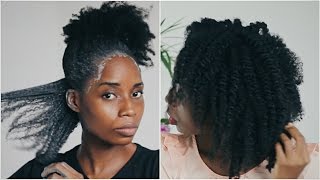 Cheveux crépus Définir ses Boucles avec la Bentonite ClayArgile Verte [upl. by Peony327]