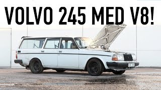 HÄMTAR VOLVO 245 MED V8  1975 [upl. by Alwyn]