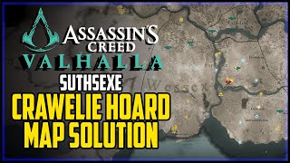 Suthsexe Crawelie Hoard Map Solution Assassin’s Creed Valhalla [upl. by Pish]