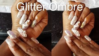 Acrylic Nails Tutorial  Encapsulate Glitter [upl. by Yacov762]