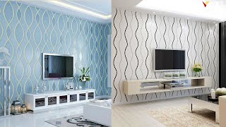 Latest Wallpaper Design  Living Room Wallpaper Interior  3D Wallpaper Home Decor  Wall Mural [upl. by Werna]