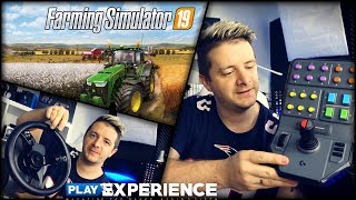 UNBOXING Farm Sim Lenkrad von Logitech für den LS19 Giants  Saitek [upl. by Nere]